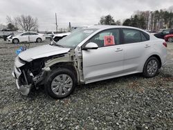 Salvage cars for sale from Copart Mebane, NC: 2020 KIA Rio LX