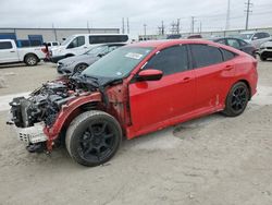 Salvage cars for sale at Haslet, TX auction: 2018 Honda Civic LX