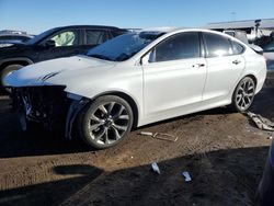 Salvage cars for sale at Brighton, CO auction: 2015 Chrysler 200 S