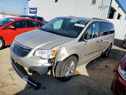 Salvage cars for sale at Mcfarland, WI auction: 2013 Chrysler Town & Country Touring L