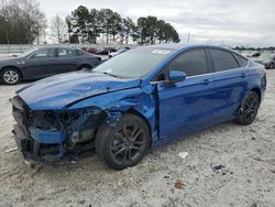 Salvage cars for sale at Loganville, GA auction: 2018 Ford Fusion SE
