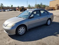 Salvage cars for sale from Copart Gaston, SC: 2004 Honda Civic LX