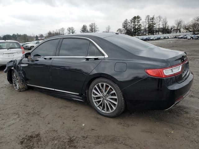 2017 Lincoln Continental Select