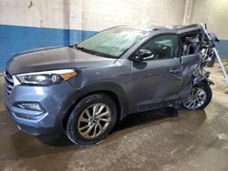 Salvage cars for sale from Copart Woodhaven, MI: 2017 Hyundai Tucson Limited