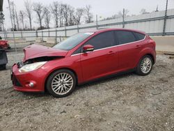 Ford Focus SEL salvage cars for sale: 2012 Ford Focus SEL