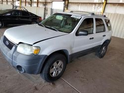 Ford salvage cars for sale: 2005 Ford Escape XLS
