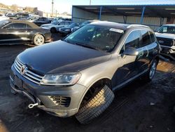 Salvage cars for sale from Copart Colorado Springs, CO: 2015 Volkswagen Touareg V6 TDI