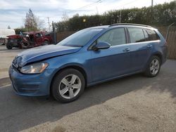 Salvage cars for sale at San Martin, CA auction: 2015 Volkswagen Golf Sportwagen TDI S