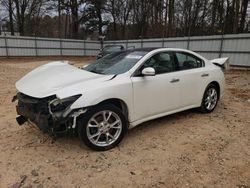 Salvage cars for sale at Austell, GA auction: 2014 Nissan Maxima S