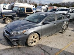 Salvage cars for sale at Rogersville, MO auction: 2021 KIA Forte FE