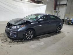 Salvage cars for sale at North Billerica, MA auction: 2019 KIA Forte FE