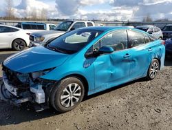 Salvage cars for sale from Copart Arlington, WA: 2020 Toyota Prius Prime LE