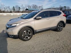 Salvage cars for sale from Copart Spartanburg, SC: 2017 Honda CR-V Touring