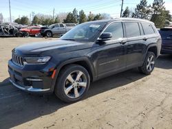Salvage cars for sale at Denver, CO auction: 2021 Jeep Grand Cherokee L Limited