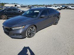 Vehiculos salvage en venta de Copart Harleyville, SC: 2019 Honda Accord Sport