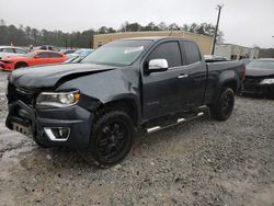 Salvage cars for sale from Copart Ellenwood, GA: 2017 Chevrolet Colorado LT