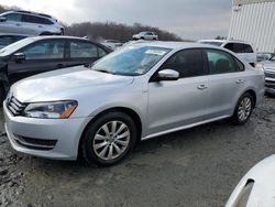 Salvage cars for sale from Copart Windsor, NJ: 2015 Volkswagen Passat S