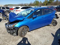 Salvage cars for sale at Memphis, TN auction: 2021 Nissan Versa SV