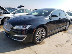 Salvage cars for sale from Copart Grand Prairie, TX: 2019 Lincoln MKZ