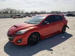 Salvage cars for sale from Copart New Braunfels, TX: 2013 Mazda Speed 3
