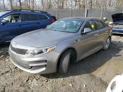 Salvage cars for sale from Copart Waldorf, MD: 2016 KIA Optima EX