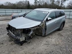 Toyota salvage cars for sale: 2019 Toyota Highlander SE