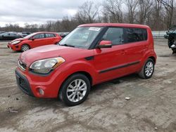 Salvage cars for sale from Copart Ellwood City, PA: 2013 KIA Soul +