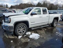 Salvage trucks for sale at Assonet, MA auction: 2017 GMC Sierra K1500 SLT