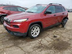 Jeep Cherokee Sport salvage cars for sale: 2016 Jeep Cherokee Sport