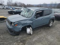 Salvage cars for sale from Copart Grantville, PA: 2018 Jeep Renegade Latitude