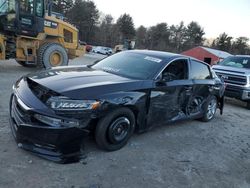 Salvage cars for sale at Mendon, MA auction: 2020 Honda Accord Sport