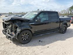 Salvage trucks for sale at Houston, TX auction: 2017 Ford F150 Supercrew