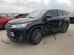 Salvage cars for sale at San Antonio, TX auction: 2019 Toyota Highlander SE