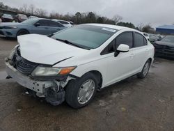 Salvage cars for sale at Florence, MS auction: 2012 Honda Civic HF