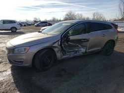 Salvage cars for sale from Copart Ontario Auction, ON: 2015 Volvo V60 Premier