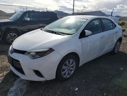 Toyota Corolla l salvage cars for sale: 2016 Toyota Corolla L