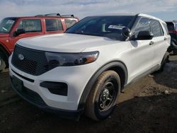 Salvage cars for sale at Elgin, IL auction: 2021 Ford Explorer Police Interceptor