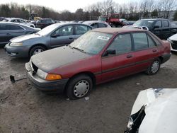Salvage cars for sale at North Billerica, MA auction: 1991 Ford Escort LX