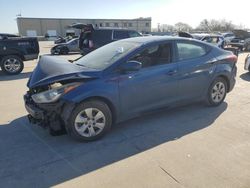 Salvage cars for sale from Copart Wilmer, TX: 2016 Hyundai Elantra SE