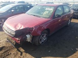 Chevrolet salvage cars for sale: 2005 Chevrolet Malibu LS