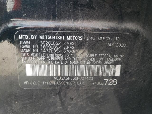 2020 Mitsubishi Mirage LE