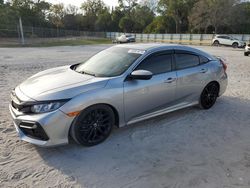 Salvage cars for sale at Fort Pierce, FL auction: 2020 Honda Civic SI