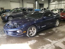 Pontiac Firebird salvage cars for sale: 2001 Pontiac Firebird Formula