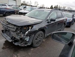 Salvage cars for sale from Copart Woodburn, OR: 2015 Subaru Outback 2.5I Premium