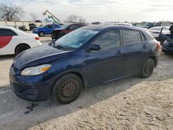 Salvage cars for sale from Copart Haslet, TX: 2009 Toyota Corolla Matrix