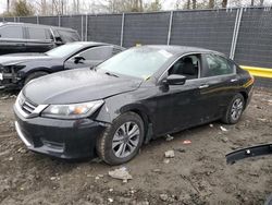 Salvage cars for sale from Copart Waldorf, MD: 2015 Honda Accord LX