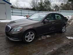 Salvage cars for sale from Copart Lyman, ME: 2016 Mercedes-Benz E 350 4matic