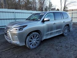 Salvage cars for sale at Center Rutland, VT auction: 2018 Lexus LX 570