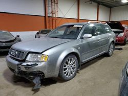 Salvage cars for sale from Copart Rocky View County, AB: 2002 Audi S6 Avant Quattro