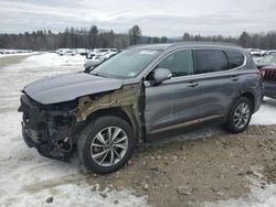 Salvage cars for sale from Copart Candia, NH: 2020 Hyundai Santa FE Limited